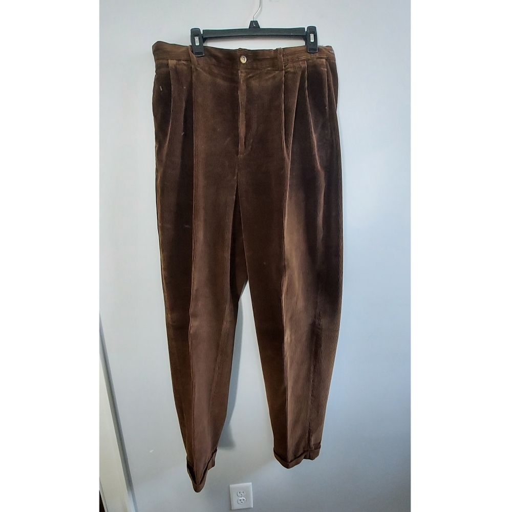 Brown corduroy pants